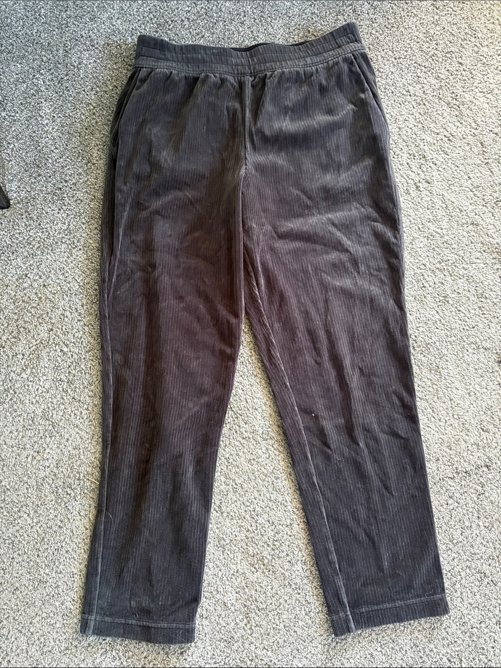 Lululemon women’s velour luxe ribbed pants